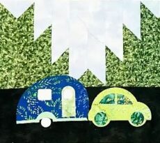 Boondocking - car and trailer in front of delectable mountains