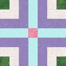 Country Gardens Quilt Block