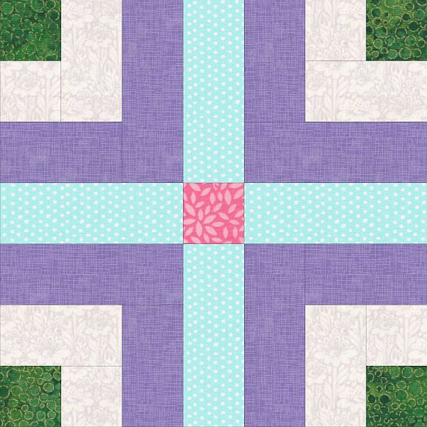 Country Gardens Quilt Block