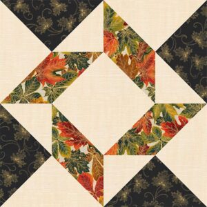 November Winds Quilt Block