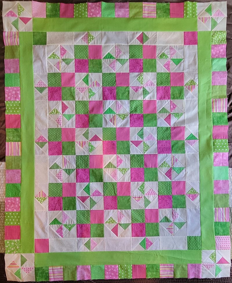 Ten-Speed-Quilt, Cathy E's variation