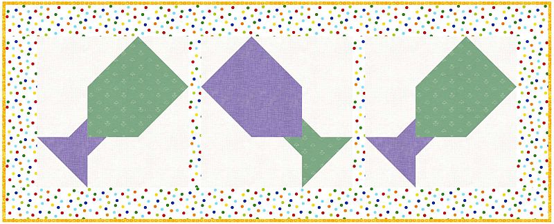 Mardi Gras Tablerunner