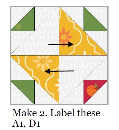 Colorful quilt block with floral, leaf, and strawberry patterns, featuring green, yellow, and red fabrics for patchwork crafting and quilting projects.