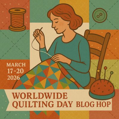 Worldwide Quilting Day Blog Hop Logo
